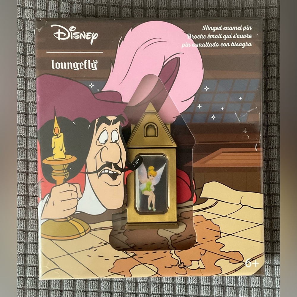 Loungefly Disney Peter Pan Tinker Bell’s Lantern Hinged 3” LE Enamel Pin-NIB